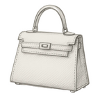 Structured Handcrafted classy leather handbag