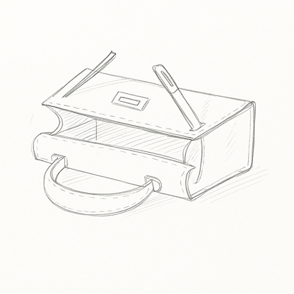 Handcrafted classy leather handbag, designed to your specifications.