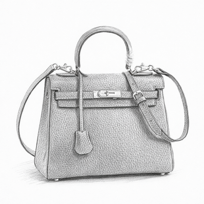 "Isla Rosa" bolso cruzado de cuero
