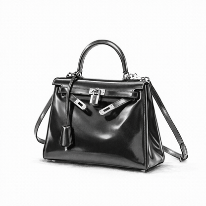 "Isla Rosa" bolso cruzado de cuero