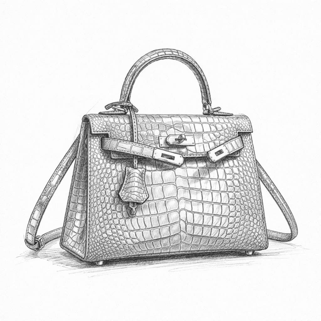 "Isla Rosa" bolso cruzado de cuero