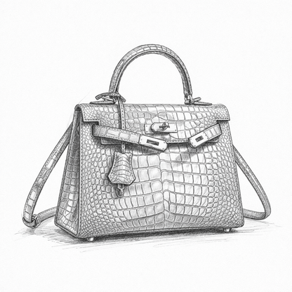 "Isla Rosa" bolso cruzado de cuero