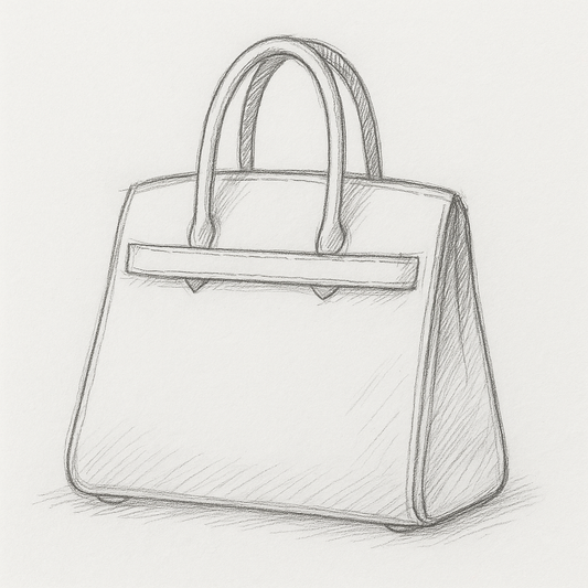 Bespoke handcrafted leather handbag, designed to your specifications.