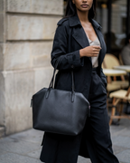 Minimalist Henri Inspired Soft‑Grain Leather Tote Bag