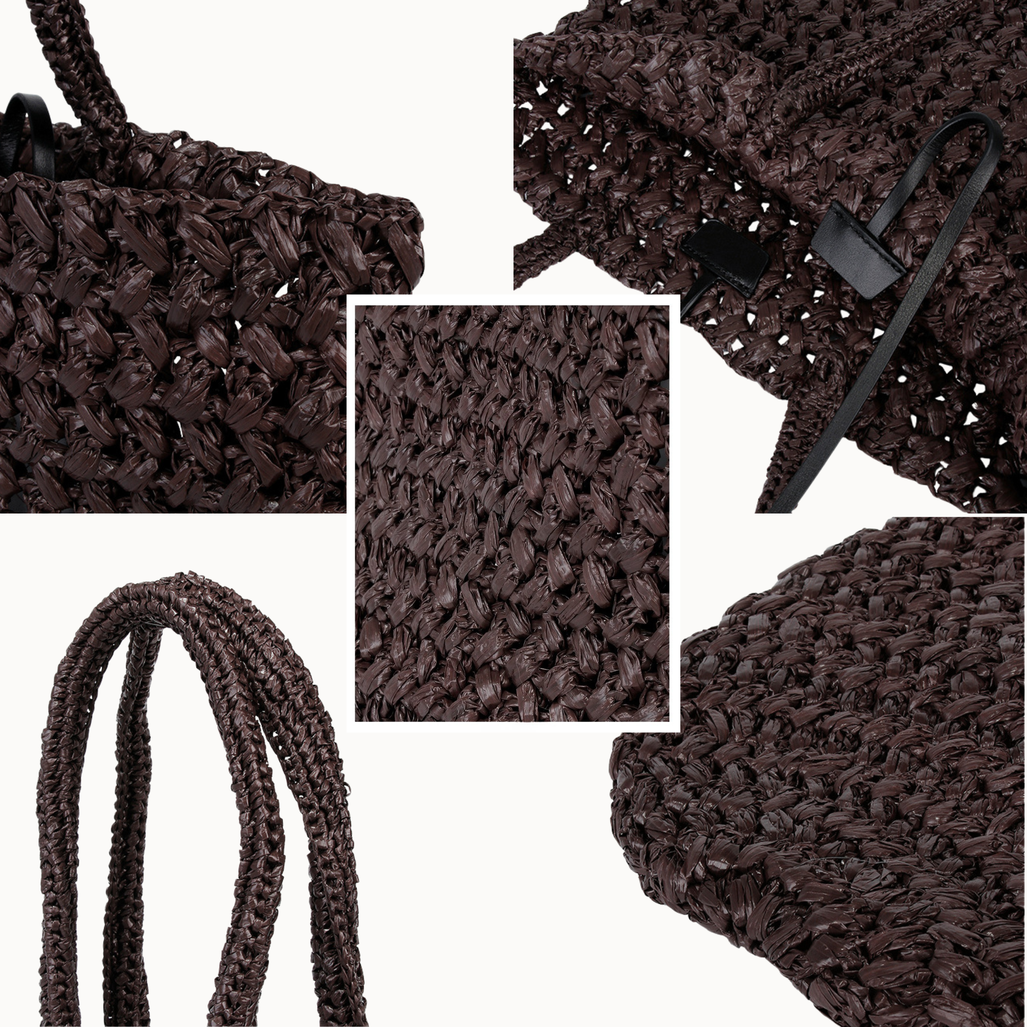Estelle Woven Raffia Tote Bag