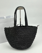 Estelle Woven Raffia Tote Bag
