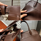 Margaux Structured Leather Tote Bag