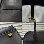 Margaux Structured Leather Tote Bag