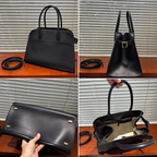 Margaux Structured Leather Tote Bag