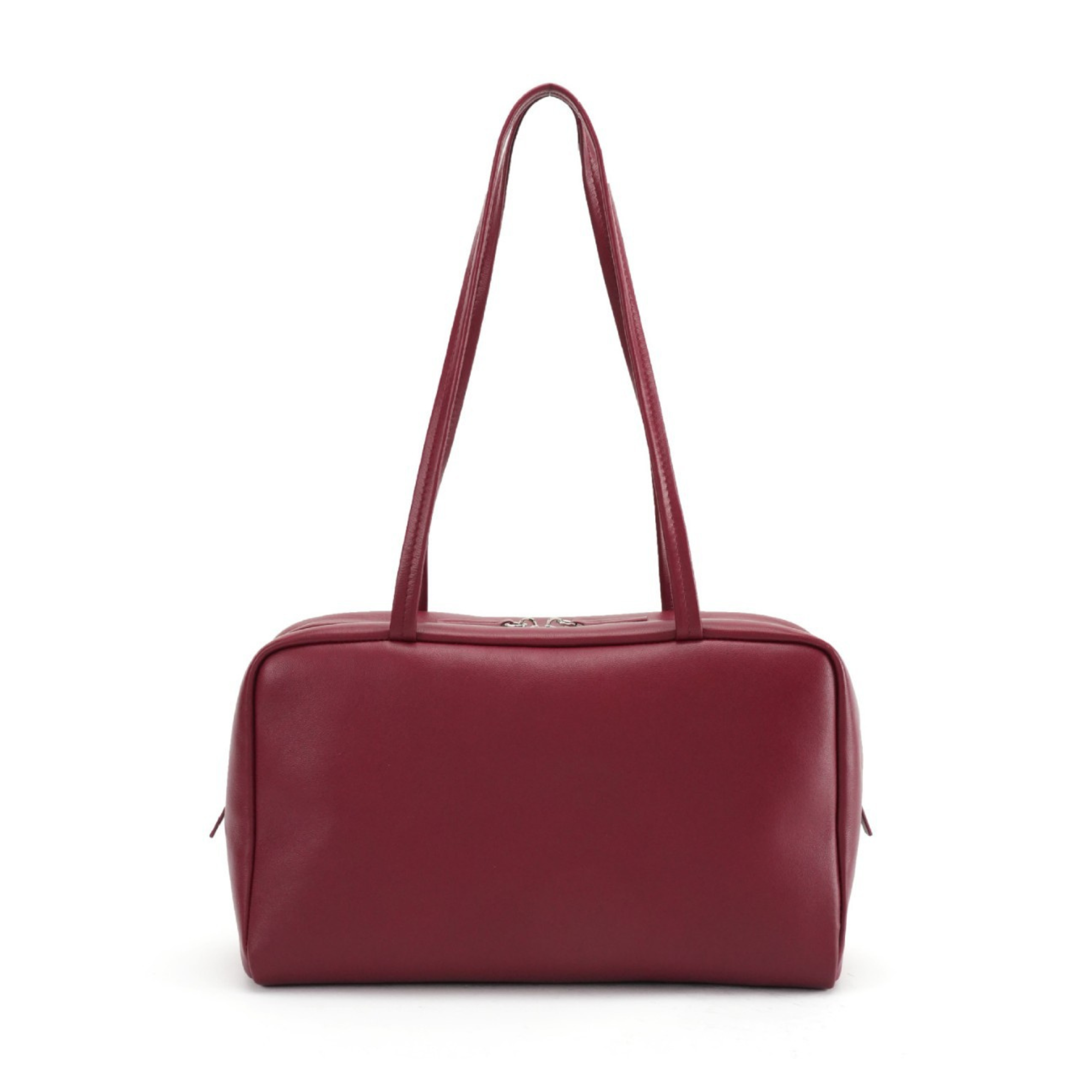 Astra Bowling Minimalist Leather Shoulder Bag