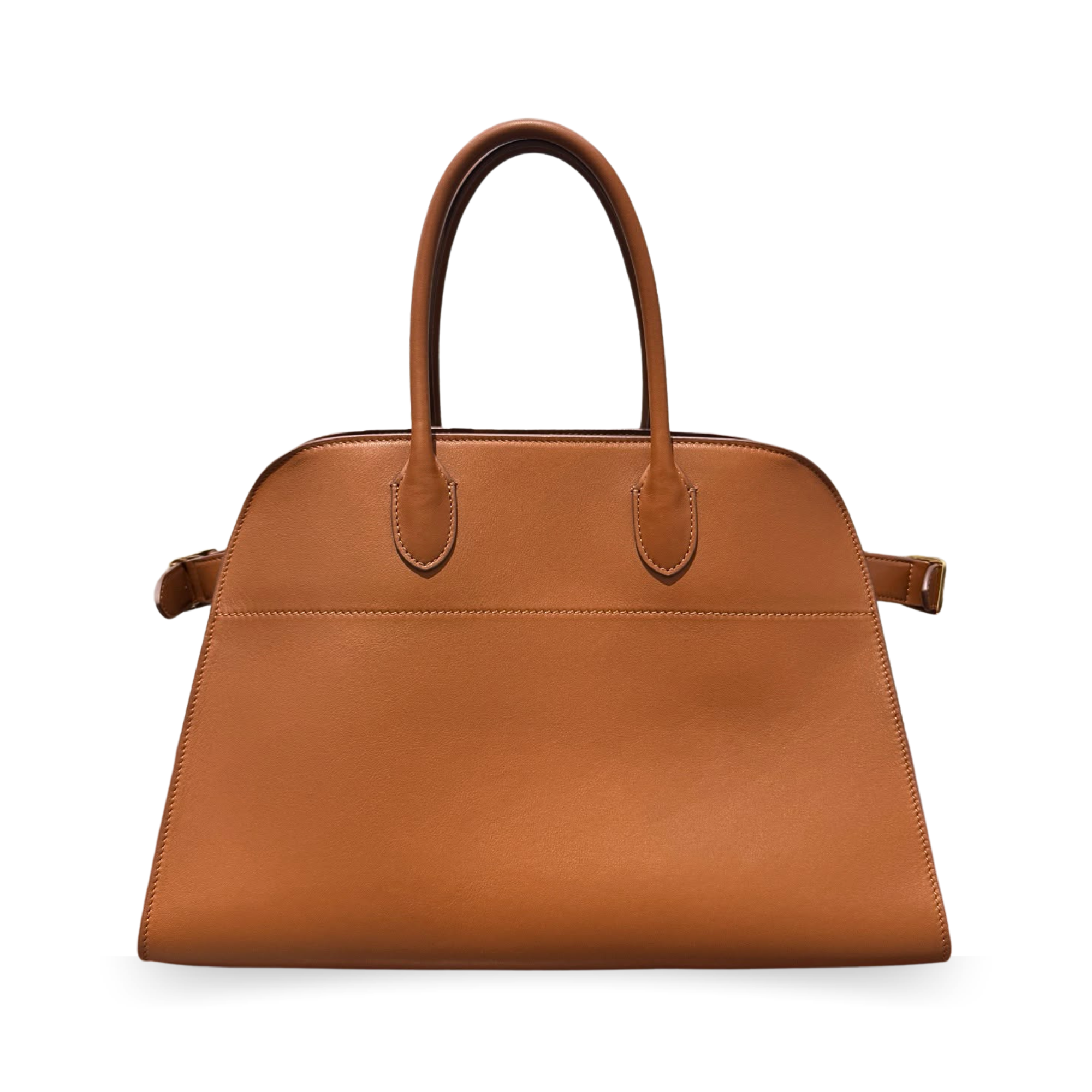 Margaux Structured Leather Tote Bag