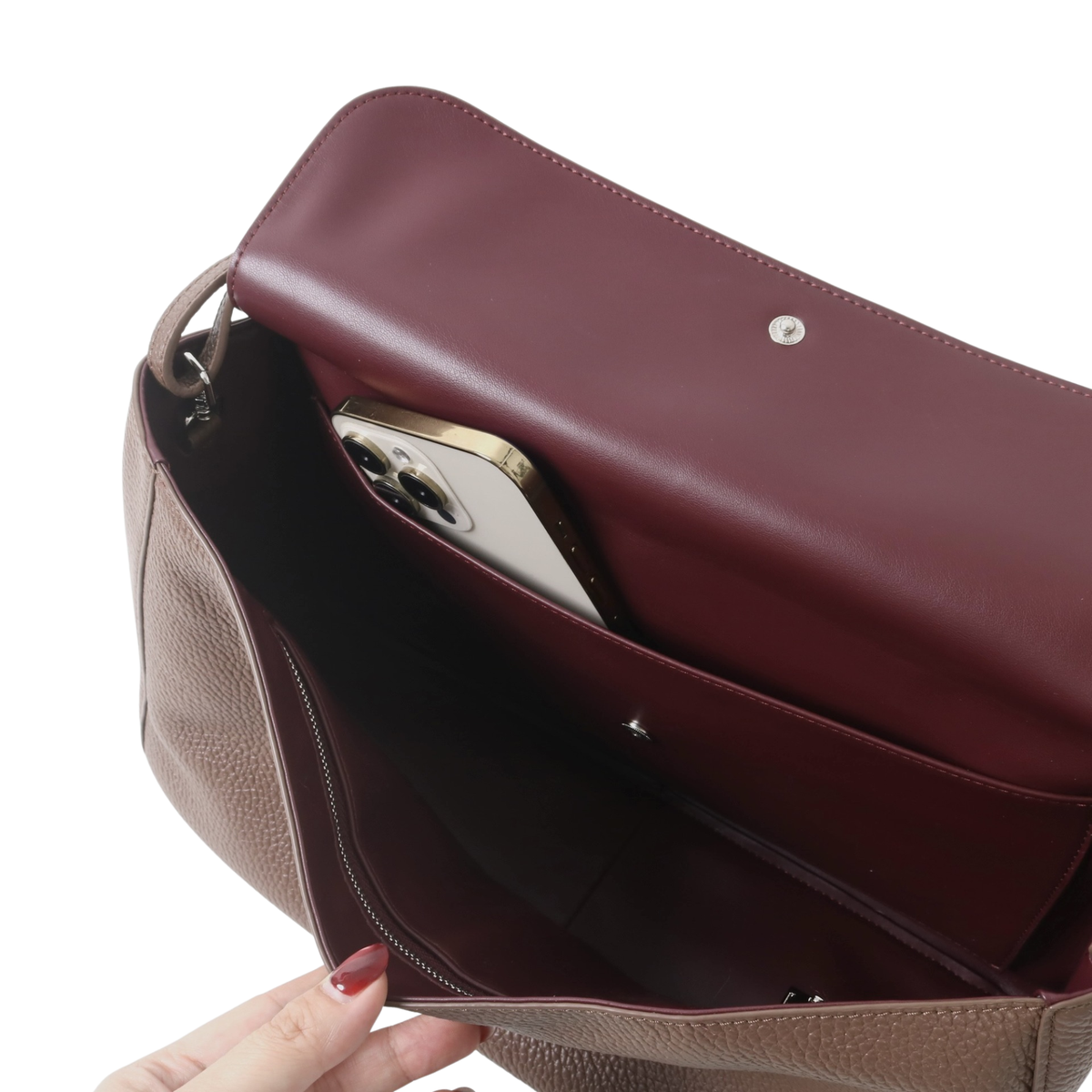 "Rose Island" Leder Crossbody