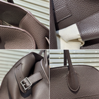 Margaux Structured Leather Tote Bag