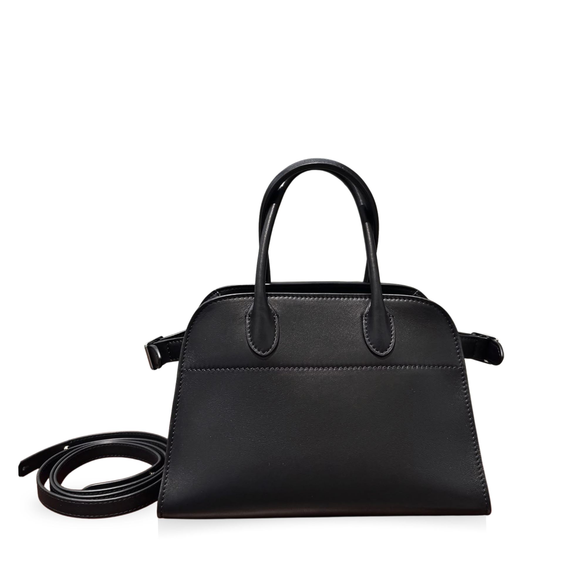 Margaux Structured Leather Tote Bag