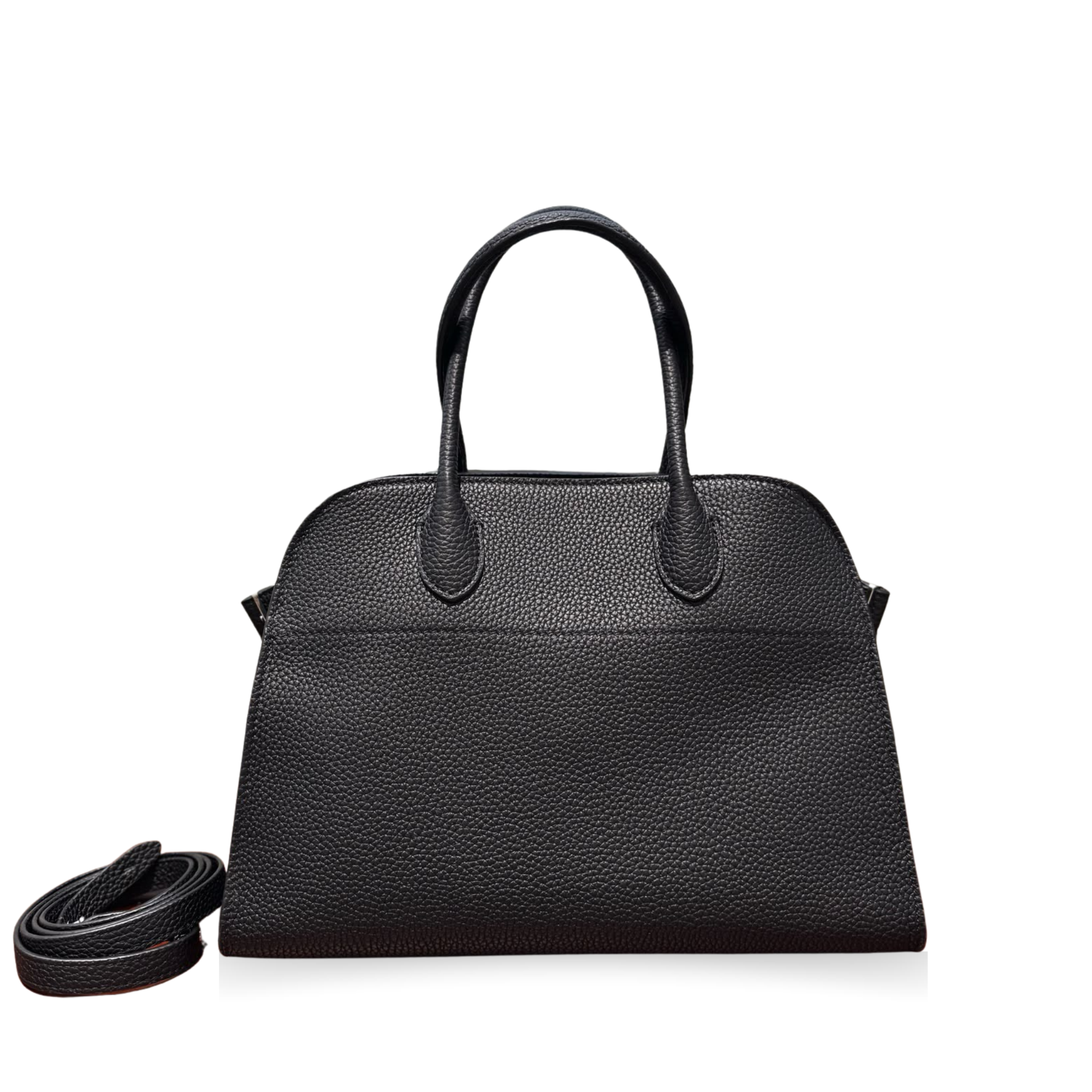 Margaux Structured Leather Tote Bag