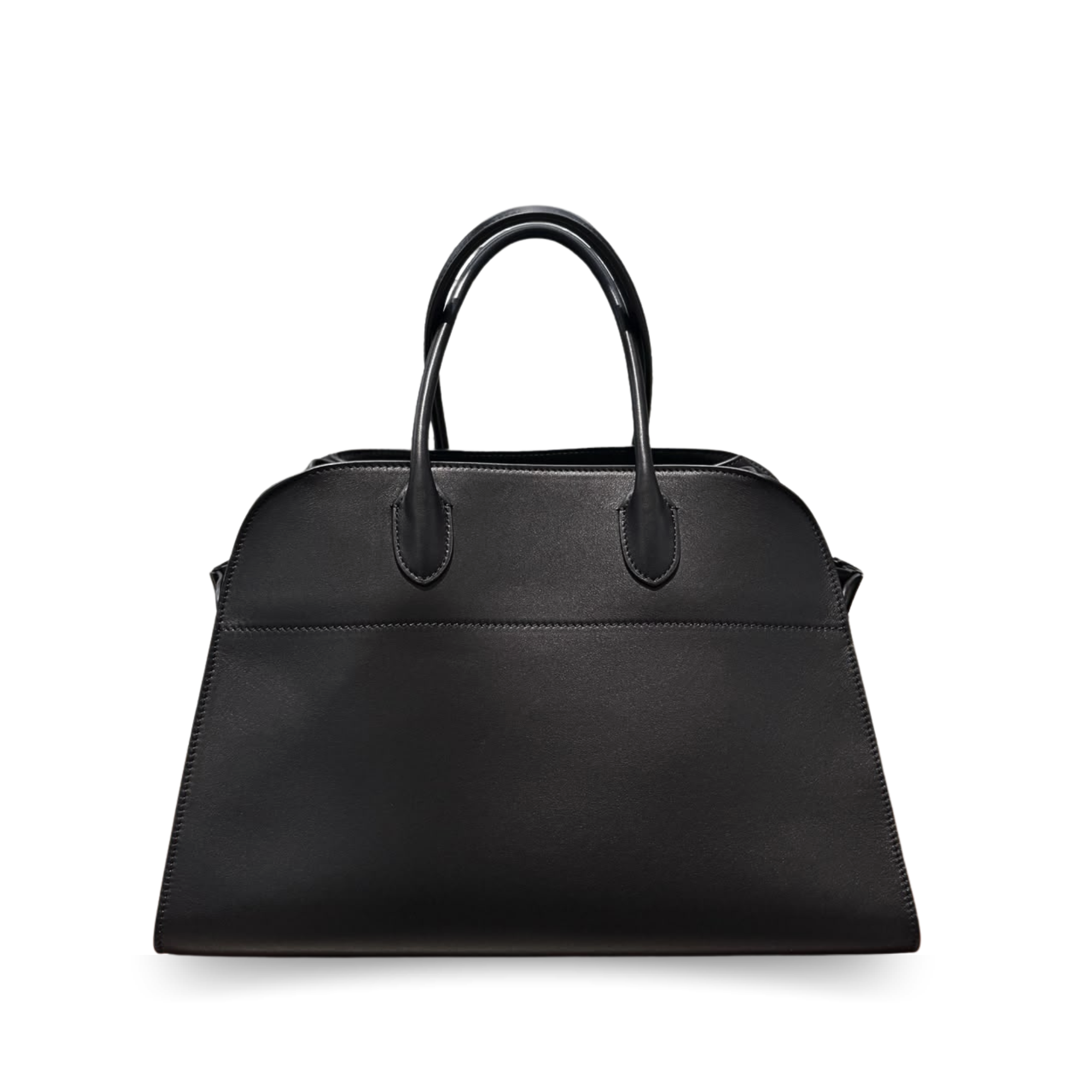 Margaux Structured Leather Tote Bag