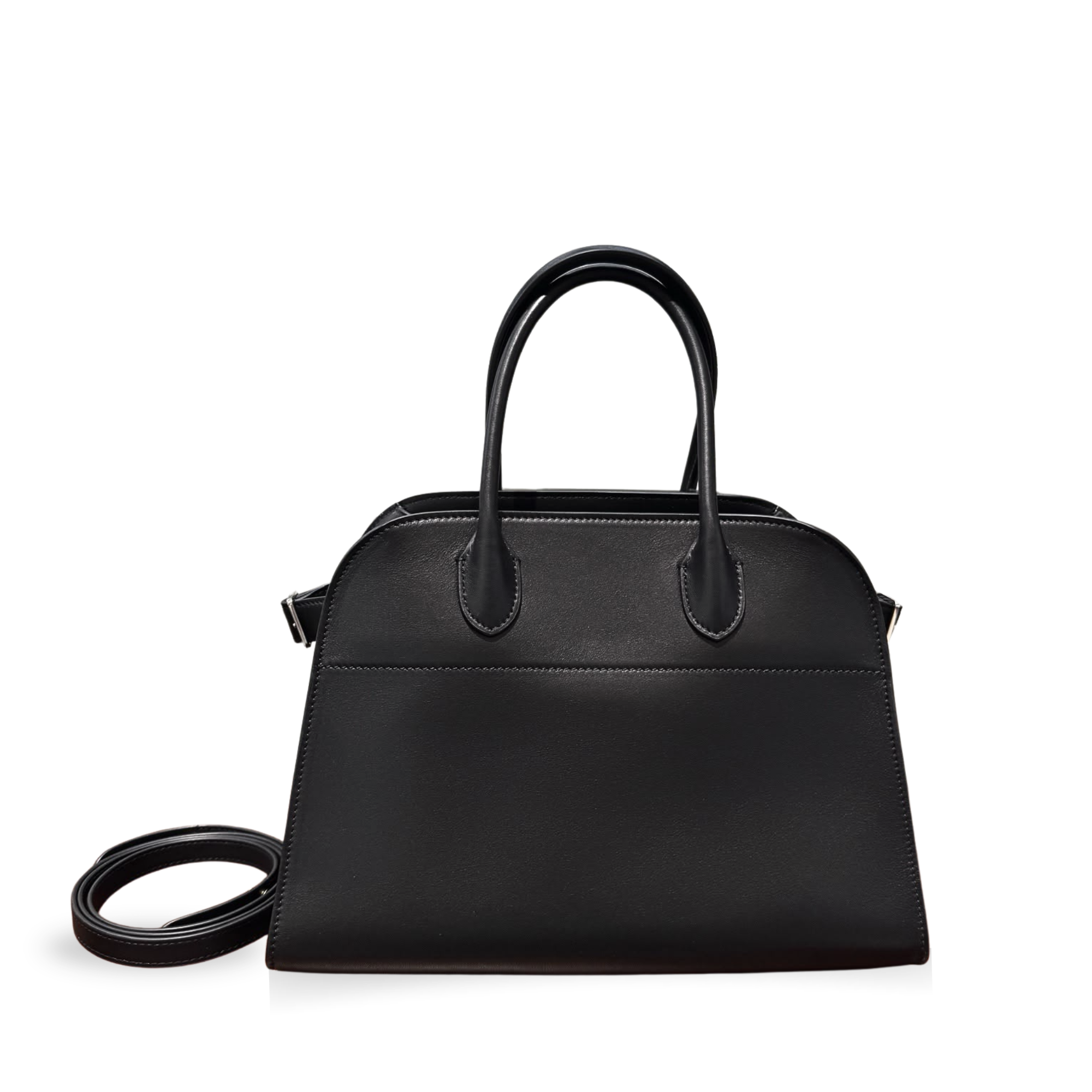 Margaux Structured Leather Tote Bag