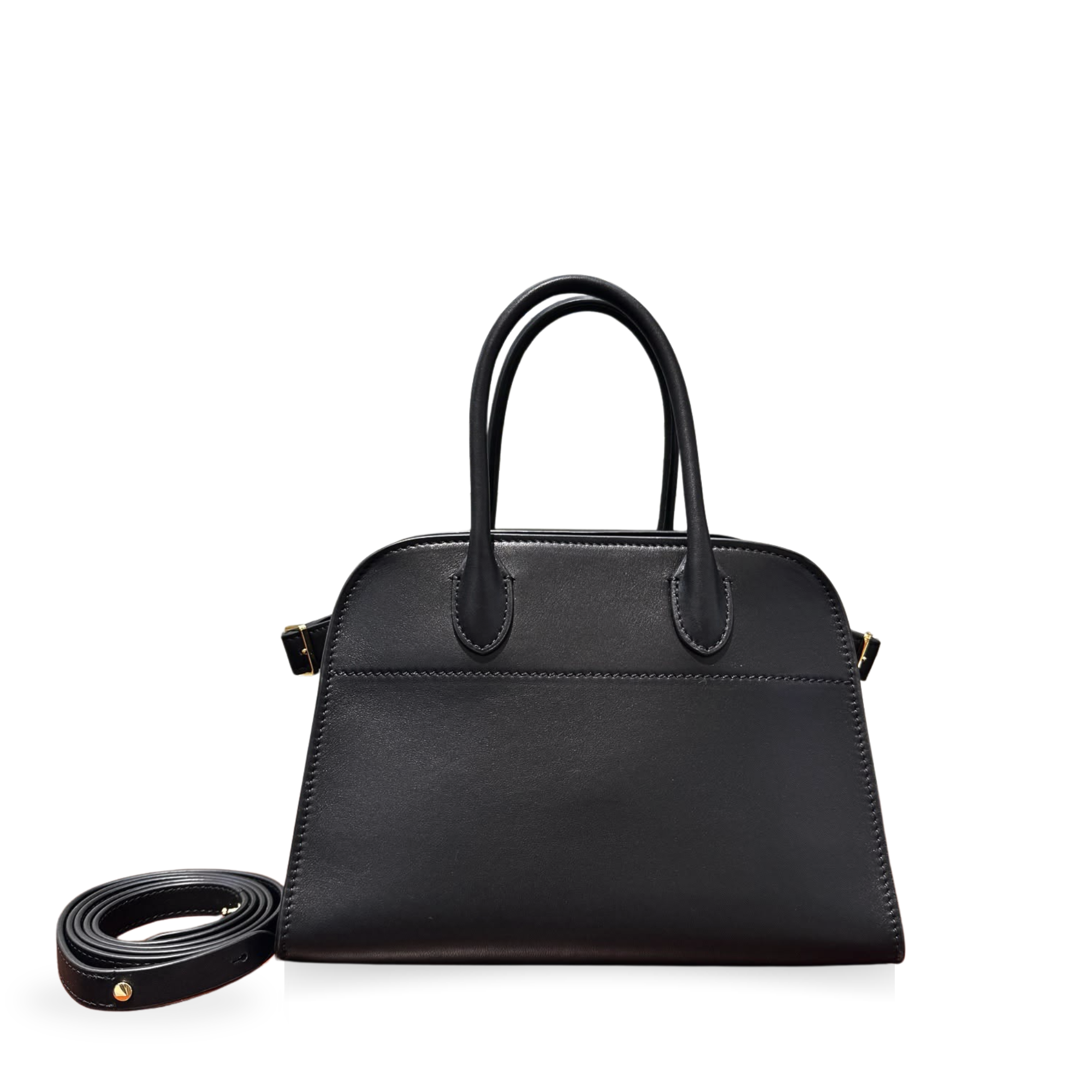 Margaux Structured Leather Tote Bag