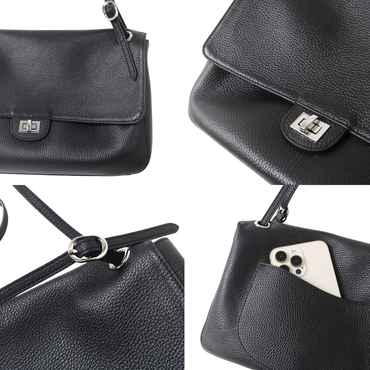 "Rose Island" Leder Crossbody