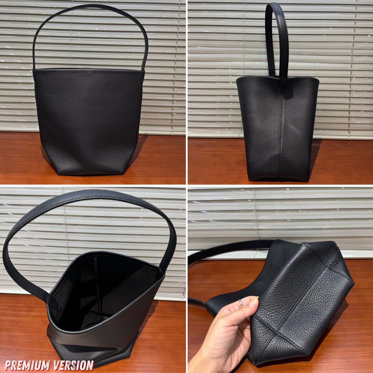 N/S Park Leather Tote Bag