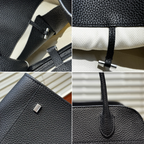 Margaux Structured Leather Tote Bag