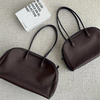 Classic Large Leather Bowling Bag