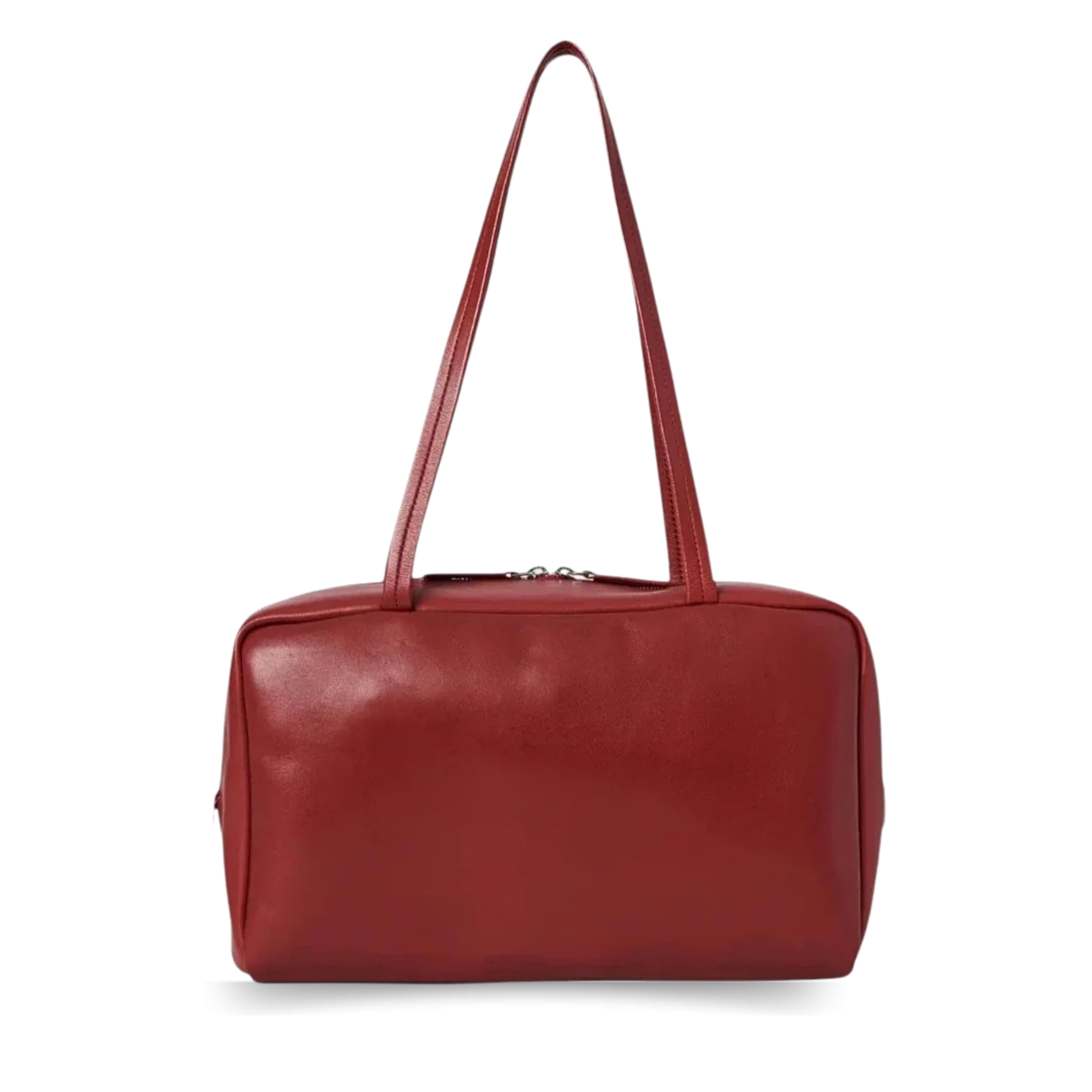 Astra Bowling Minimalist Leather Shoulder Bag