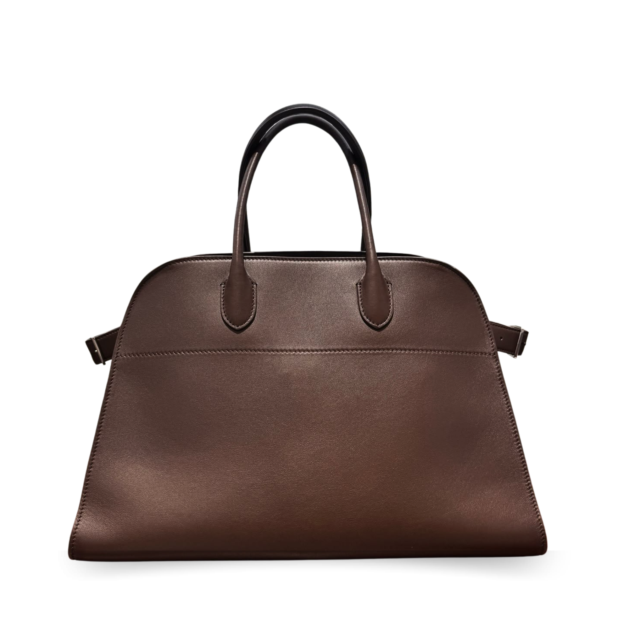 Margaux Structured Leather Tote Bag