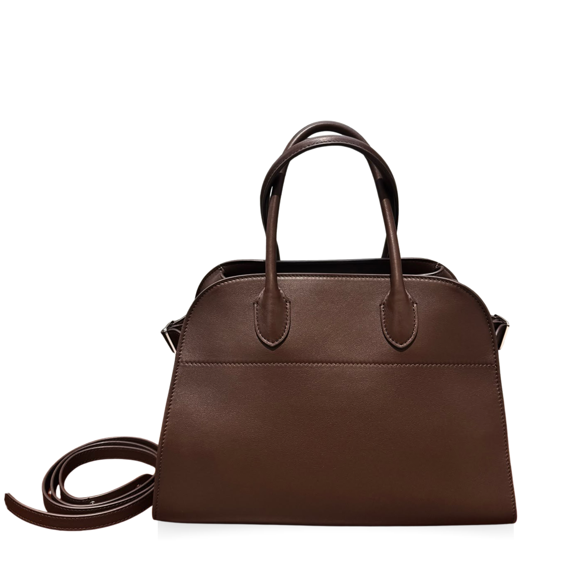 Margaux Structured Leather Tote Bag