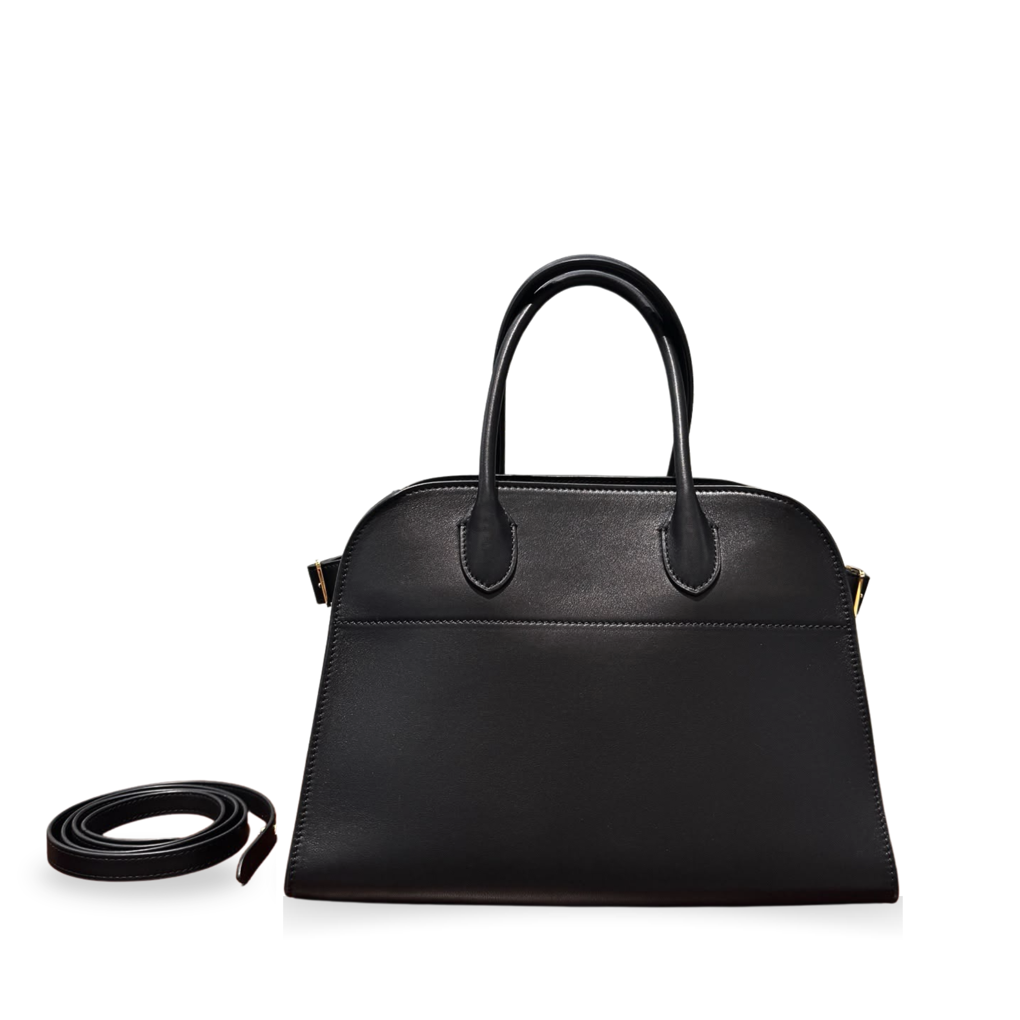 Margaux Structured Leather Tote Bag