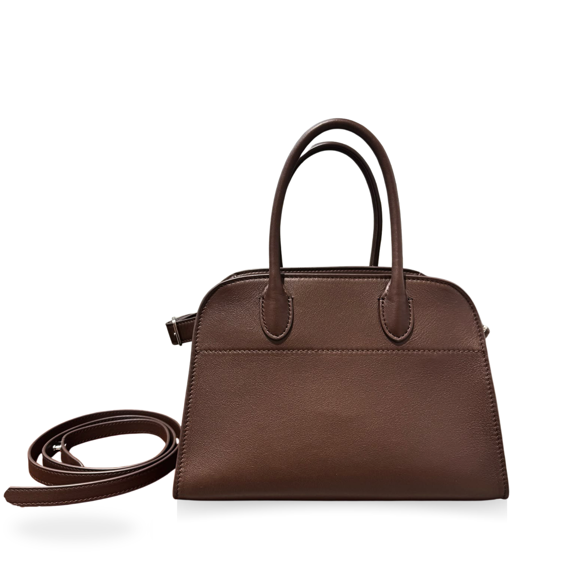 Margaux Structured Leather Tote Bag
