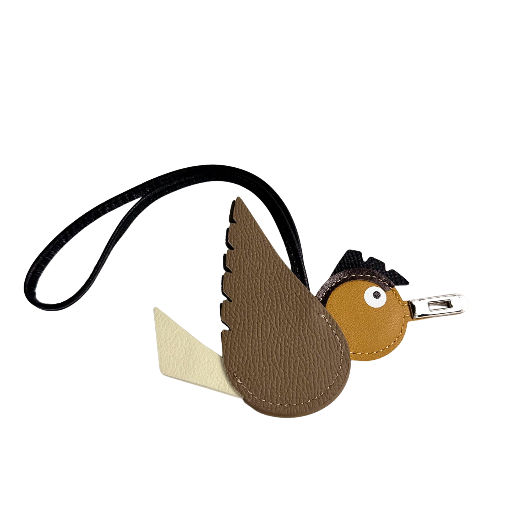 Trendiesty Leather Bird Charm