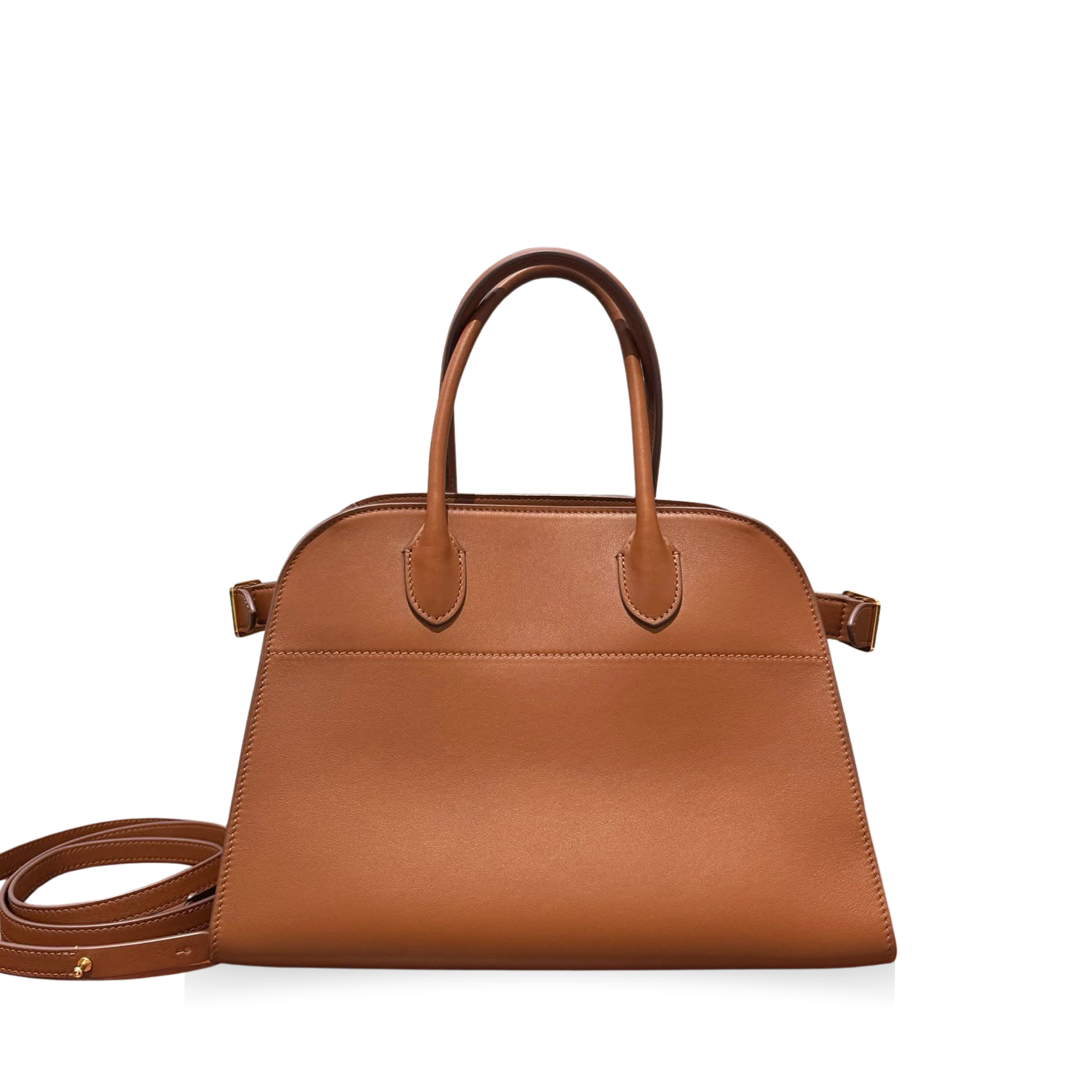 Margaux Structured Leather Tote Bag
