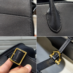 Margaux Structured Leather Tote Bag