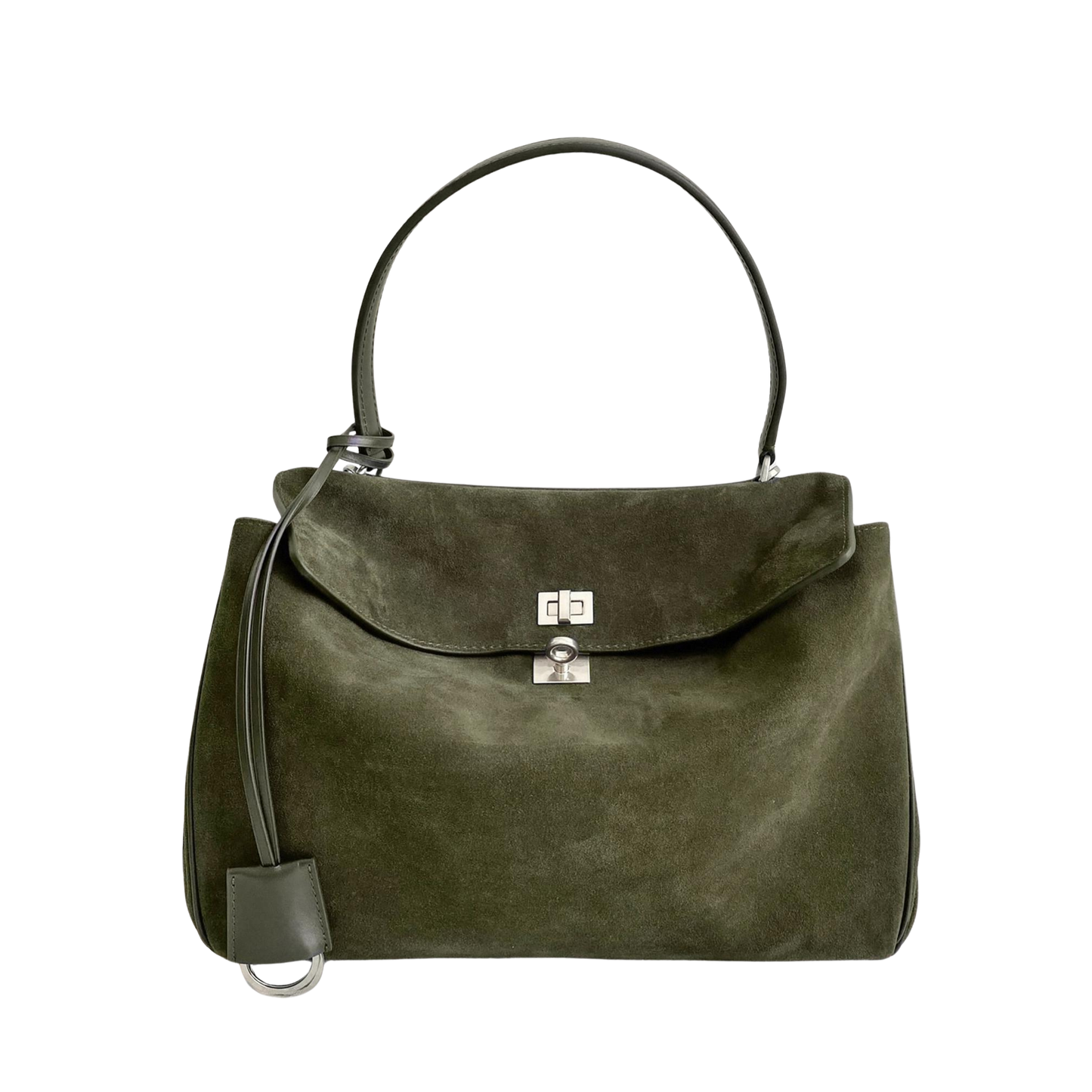 Bolso de mano de piel inspirado en BALENCIAGA-RODEO para mujer