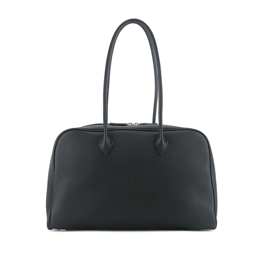 Classic Large Leather Bowling Bag
