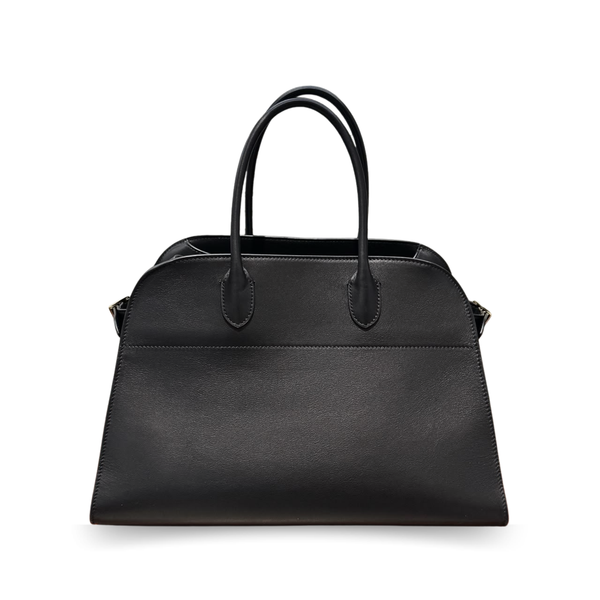 Margaux Structured Leather Tote Bag