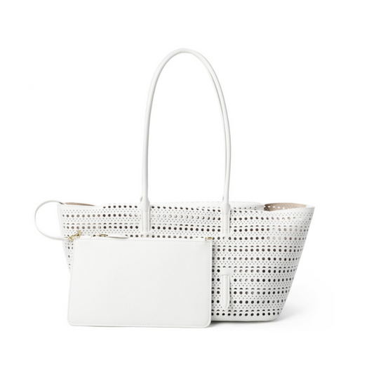 Hollow Out Shoulder Leather Bag