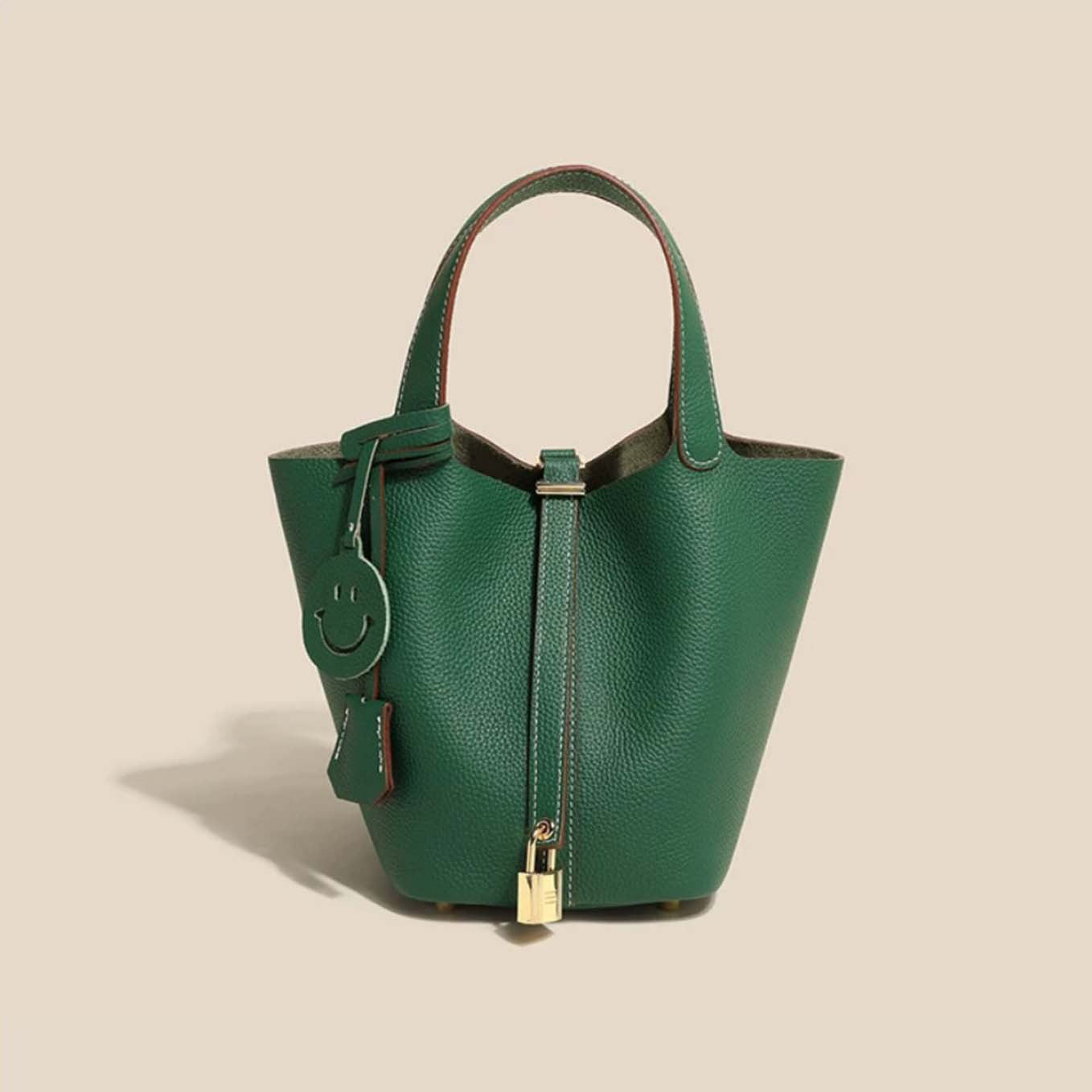 Mini Bucket Leather Bag