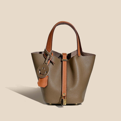 Mini Bucket Leather Bag