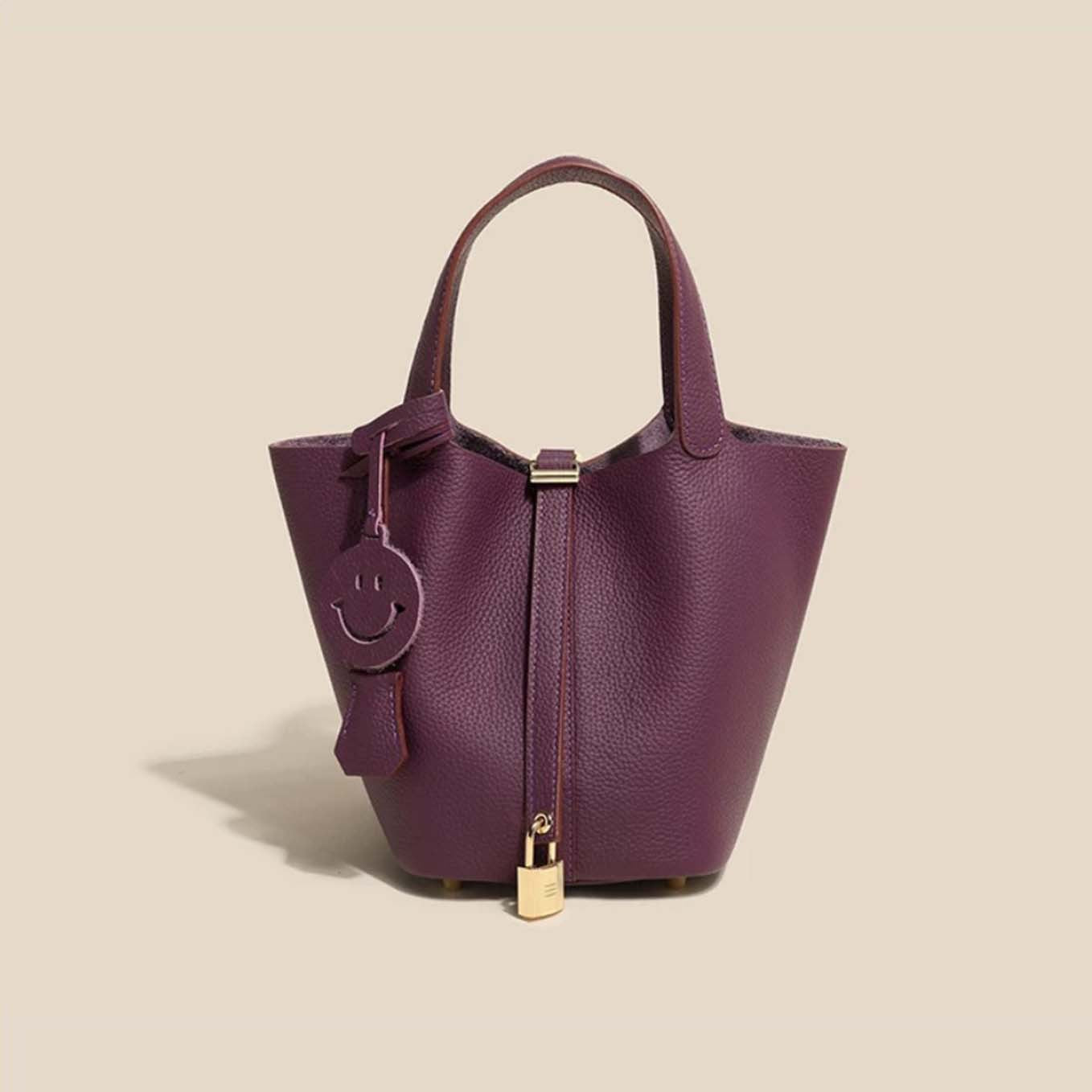 Mini Bucket Leather Bag