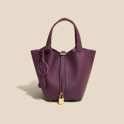 Mini Bucket Leather Bag