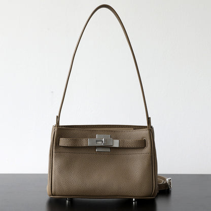 Slim Underarm Luxurious Leather Shoulder Bag
