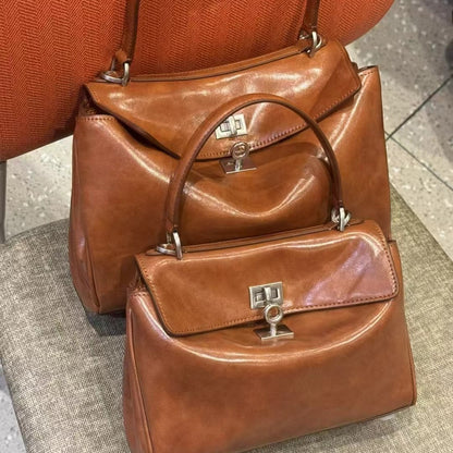 Minimalist Luxurious Soft Leather Handbag