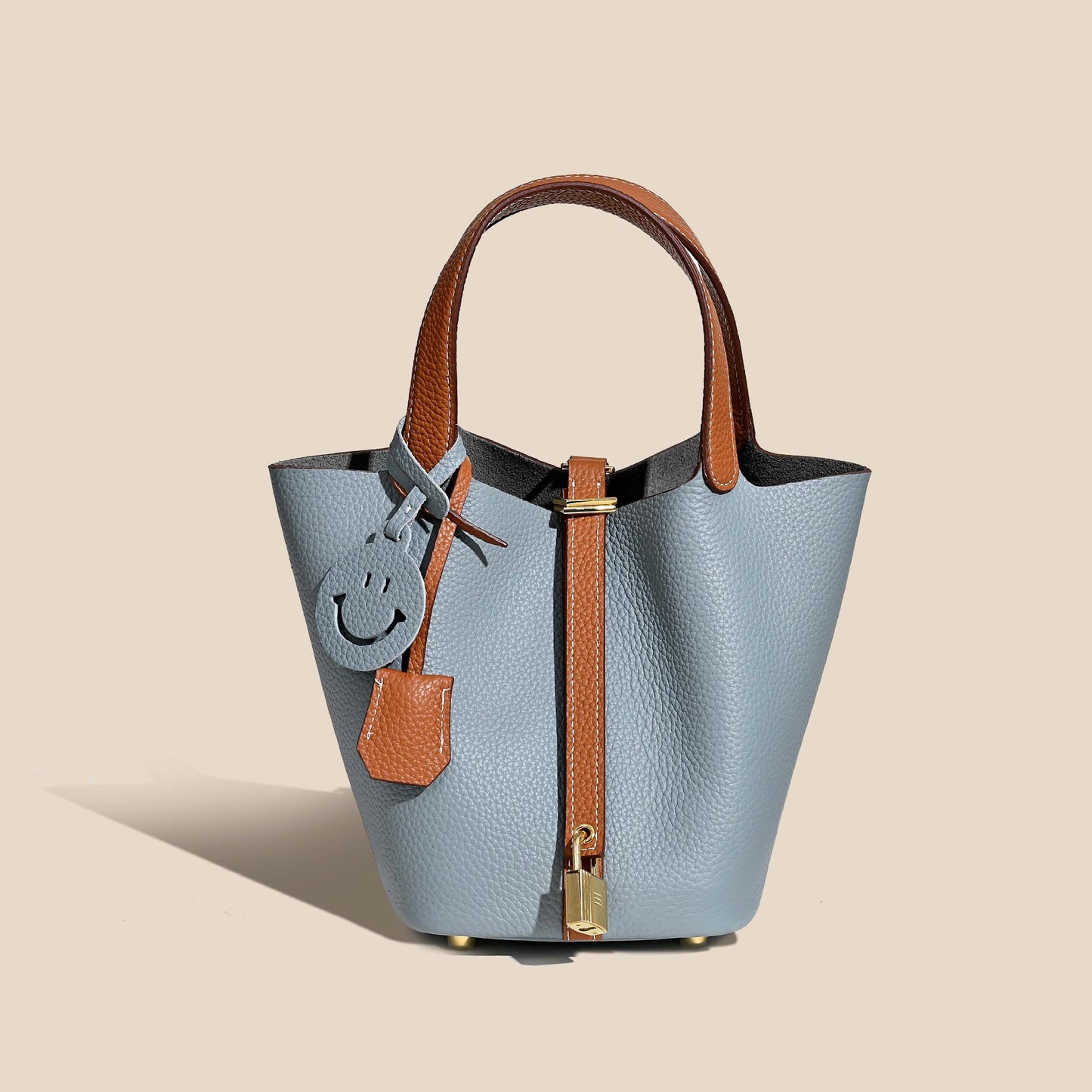 Mini Bucket Leather Bag