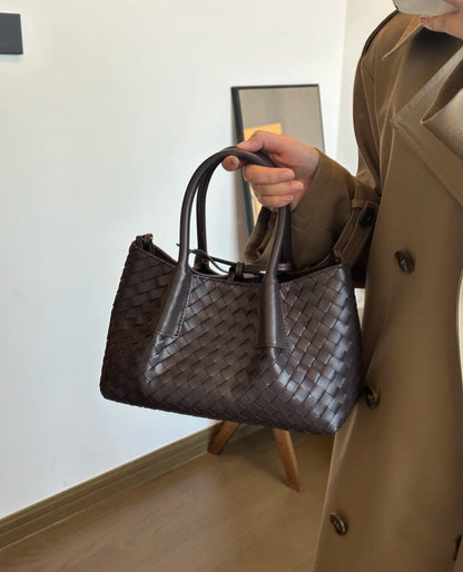 Die „Row-Margaux-inspirierte“ luxuriöse Leder-Tragetasche