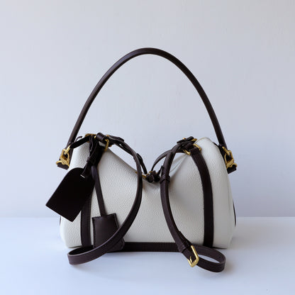 Top‑Handle LVExpress Inspired Boston Leather Bag