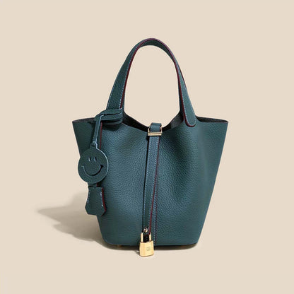 Mini Bucket Leather Bag