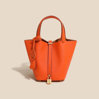Mini Bucket Leather Bag