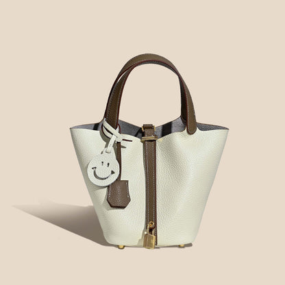 Mini Bucket Leather Bag